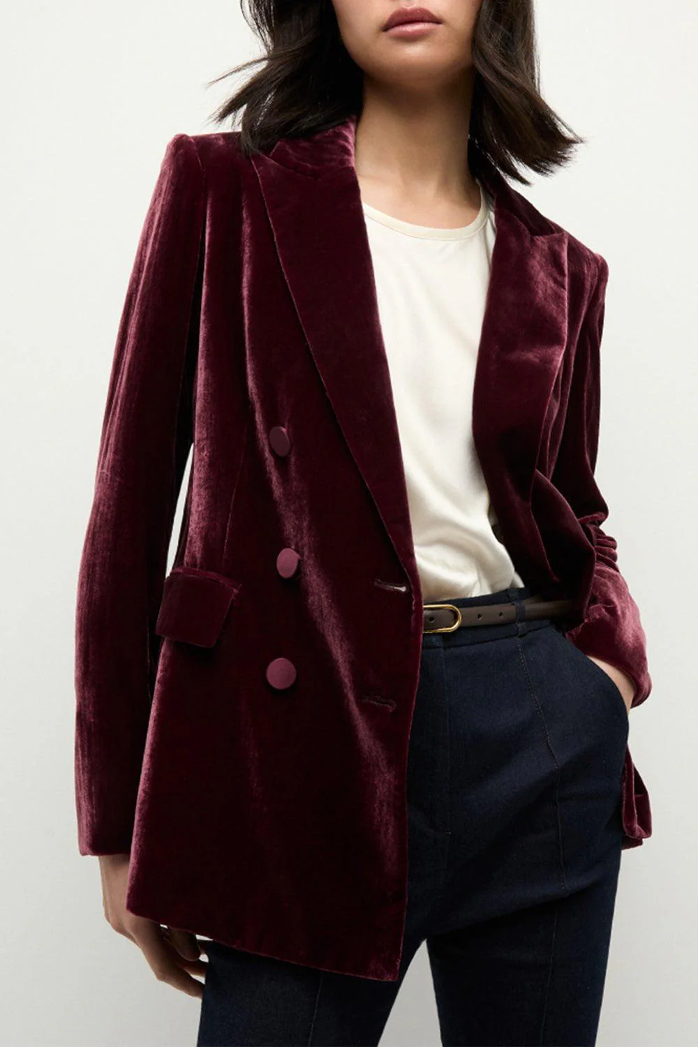 Ellette Dickey Jacket - Wine - Image 5