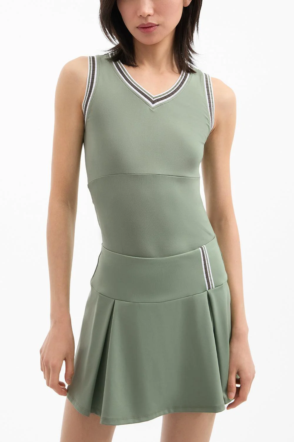 V-Neck Tank - Sage - Image 3