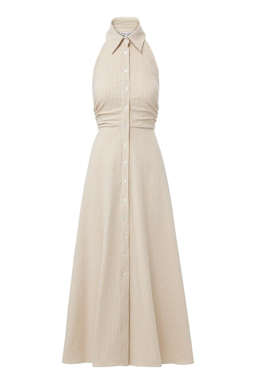 Mackey Dress - Khaki White