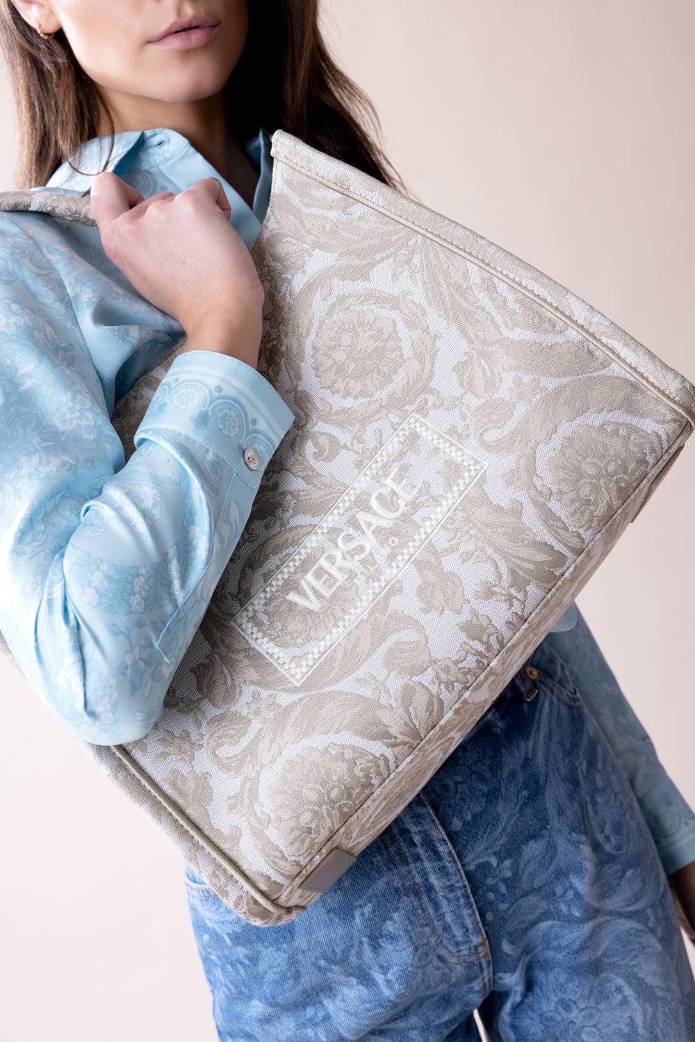 Barocco Athena Tote Bag - Beige - Image 4
