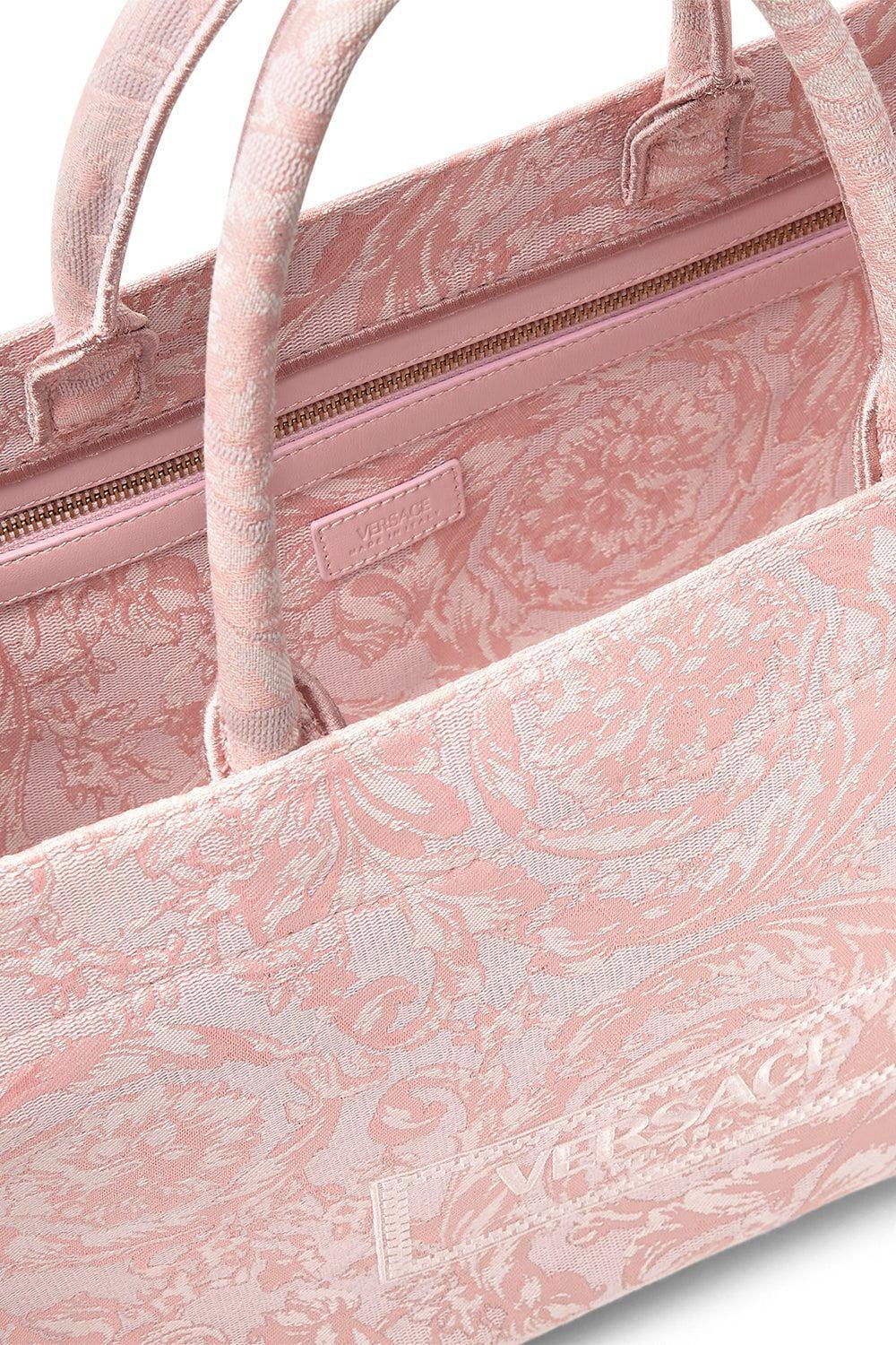 Barocco Athena Tote Bag - Pink Rose - Image 5