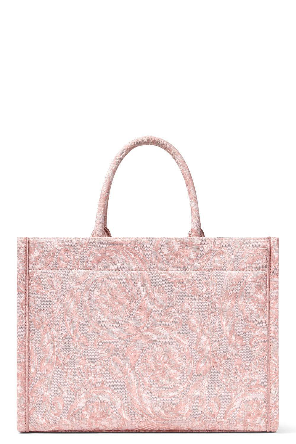 Barocco Athena Tote Bag - Pink Rose - Image 6