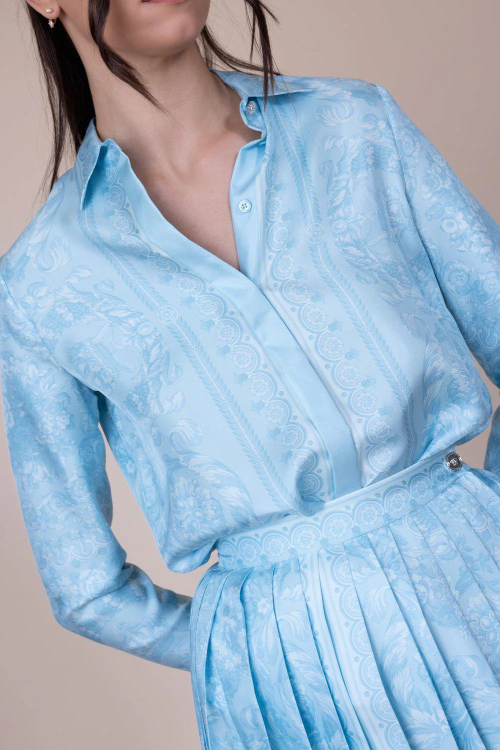 Barocco Pleated Skirt - Image 6
