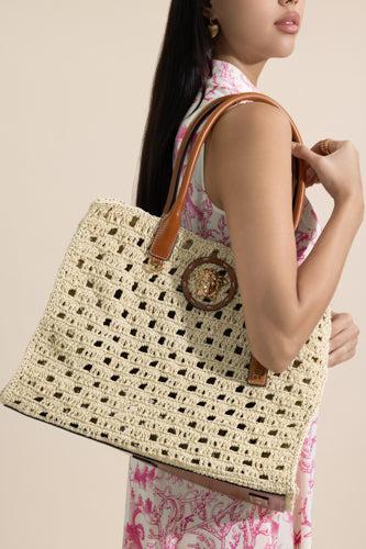 La Medusa Large Tote - Natural - Image 2
