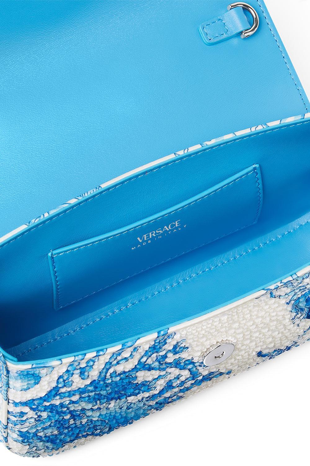 La Medusa Mini Bag - Bright Blue Underwater Barocco - Image 2