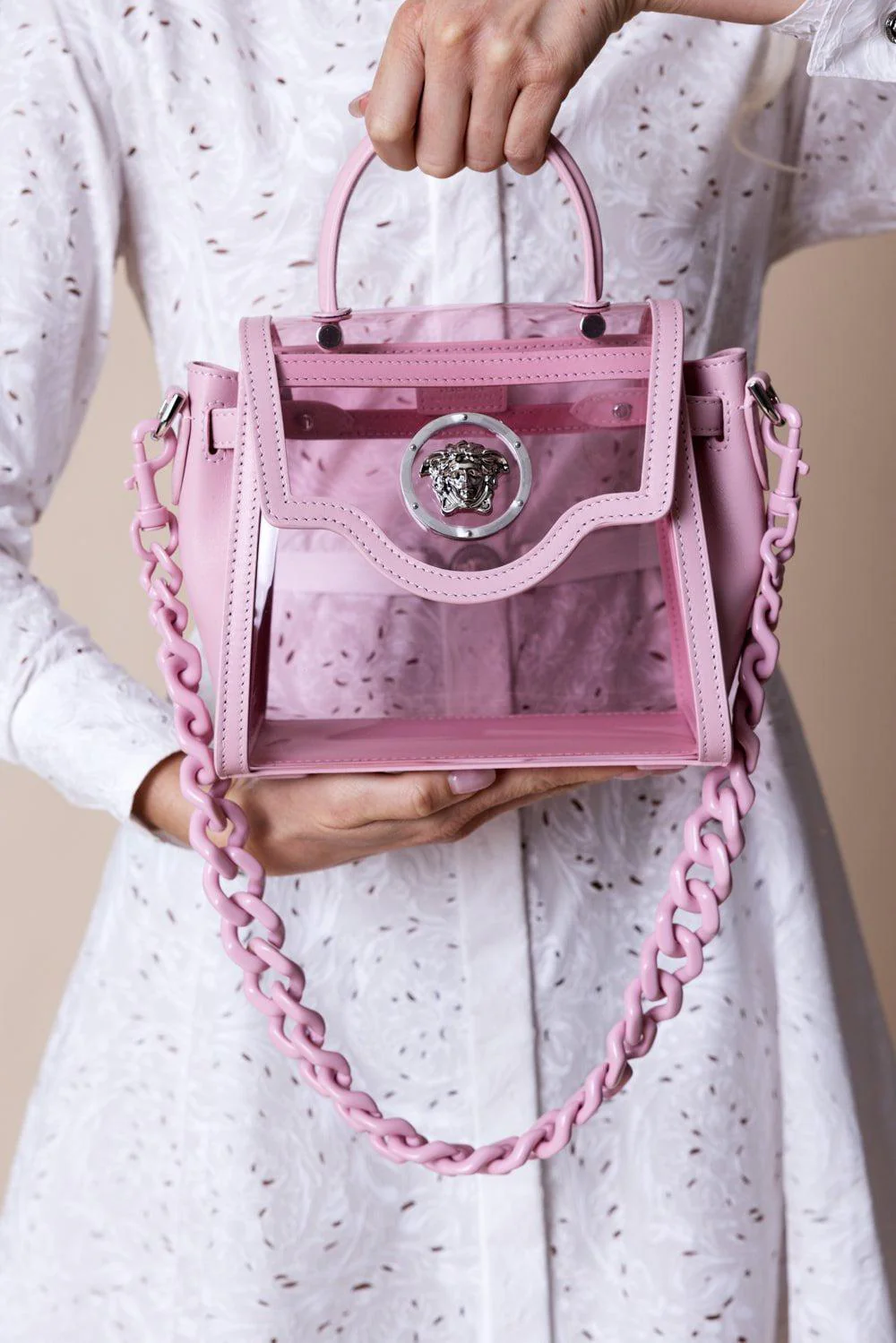 La Medusa Top Handle Bag - English Rose - Image 2