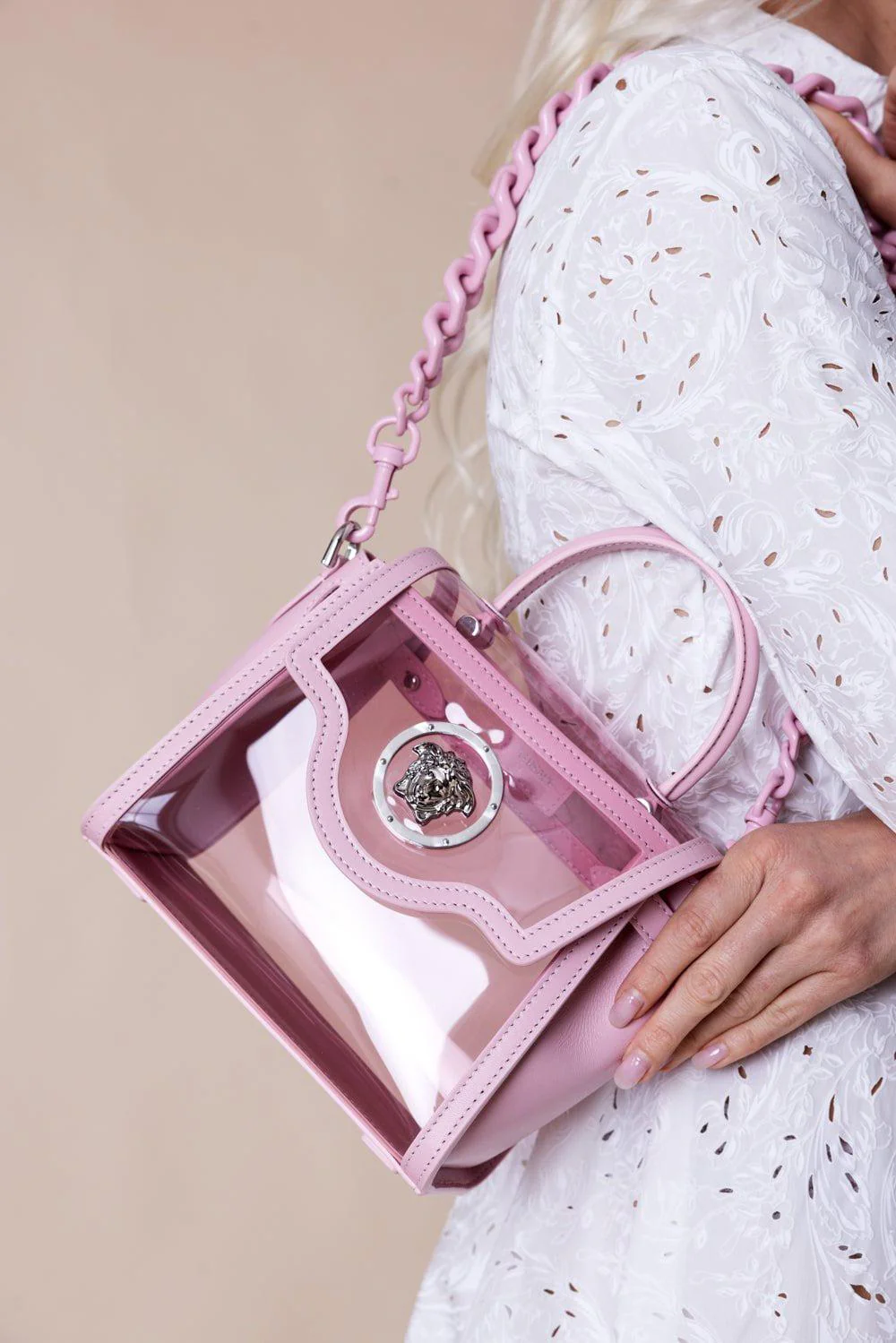 La Medusa Top Handle Bag - English Rose - Image 3