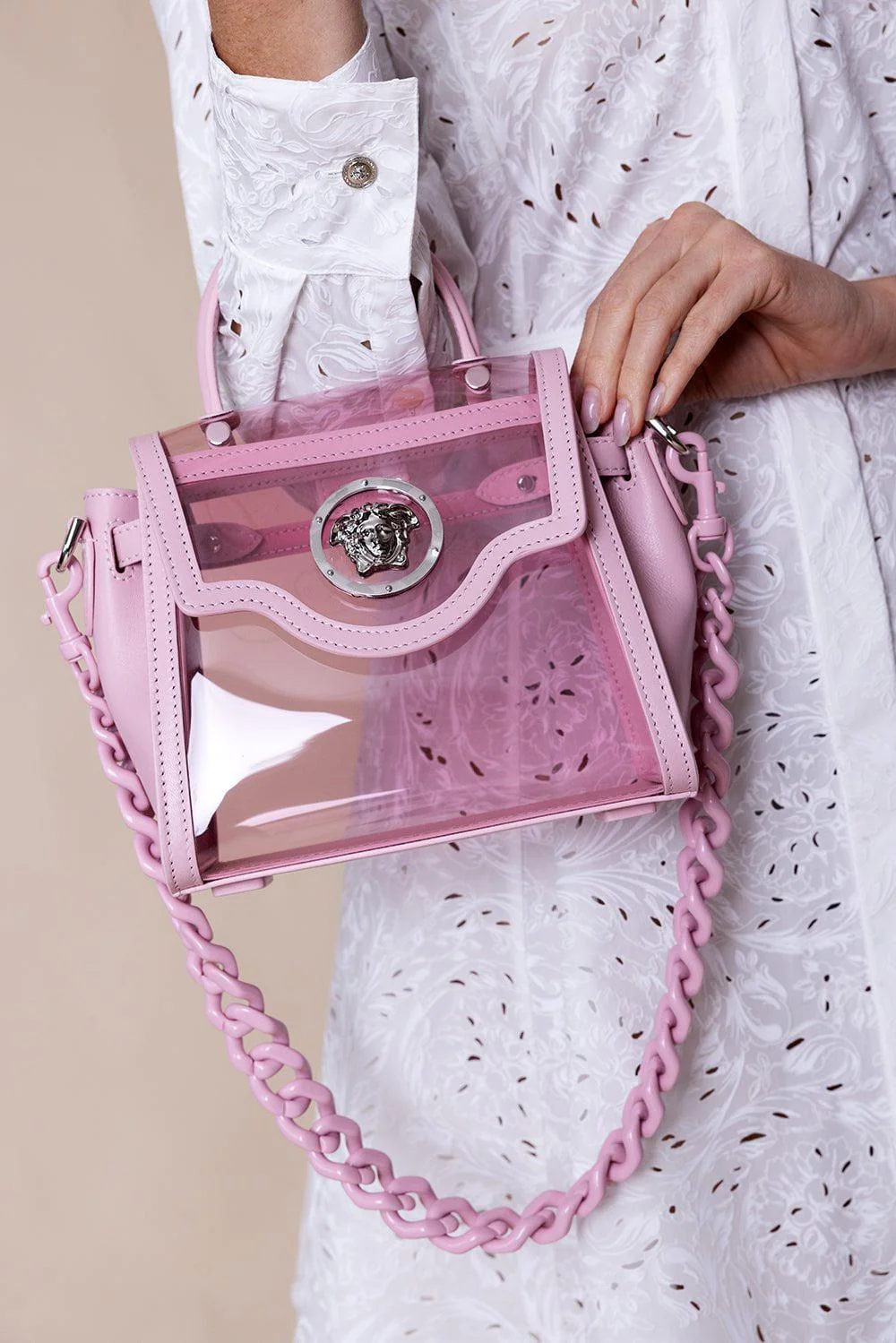 La Medusa Top Handle Bag - English Rose - Image 4