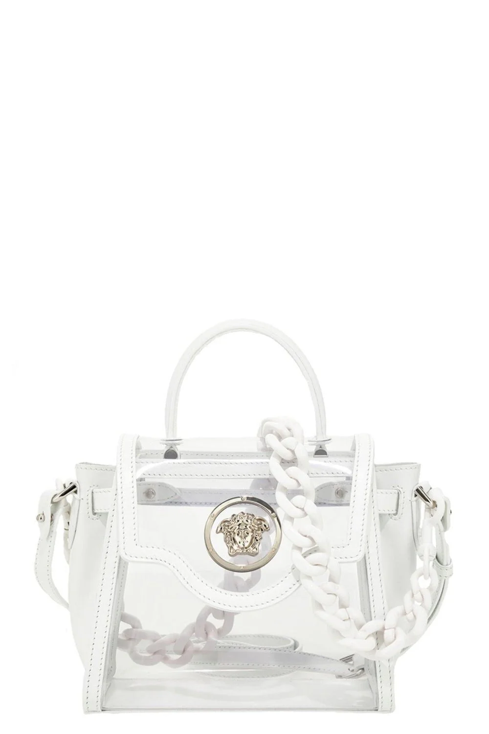 La Medusa Top Handle Bag - Optical White