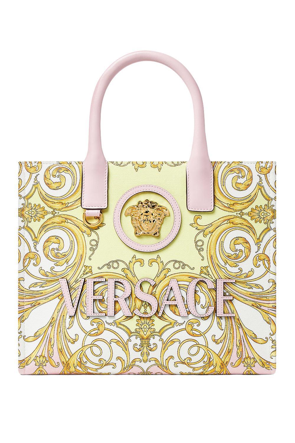 La Meduse Small Tote Bag - Pastel Pink Multi