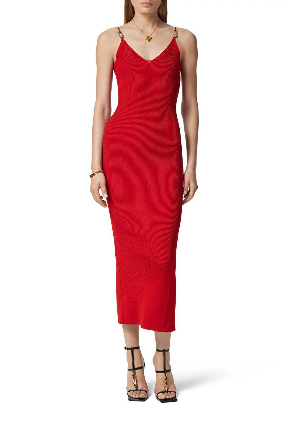 Safety Pin Midi Dress - Image 2