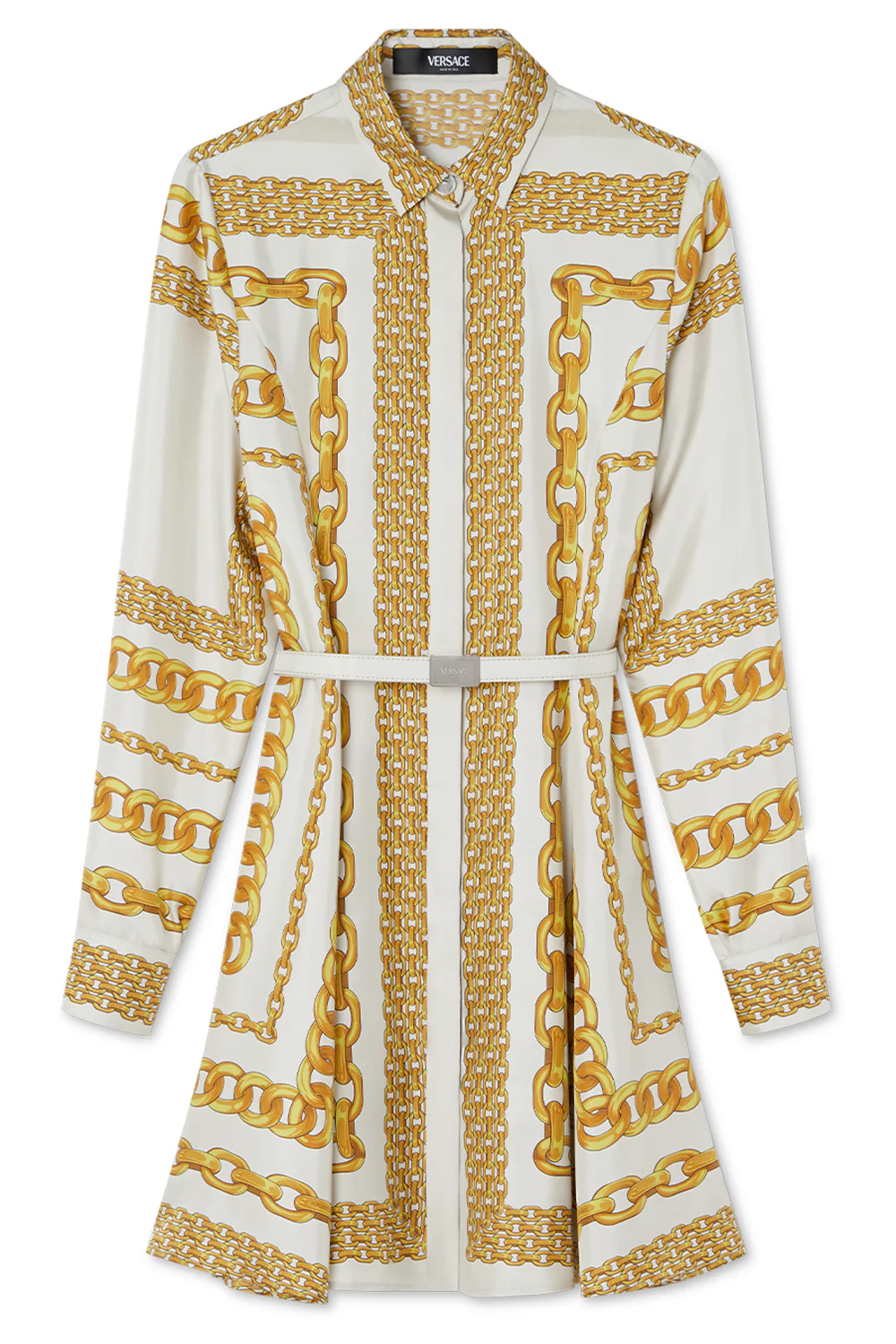 Treasure Shirt Dress - Bone Gold