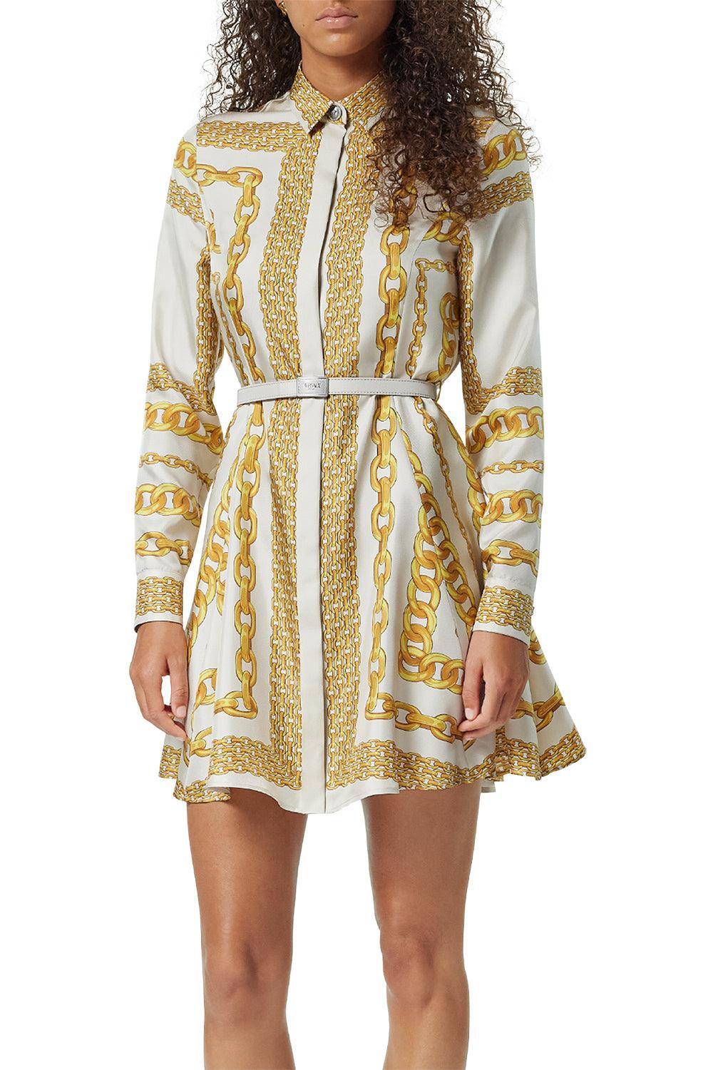 Treasure Shirt Dress - Bone Gold - Image 2