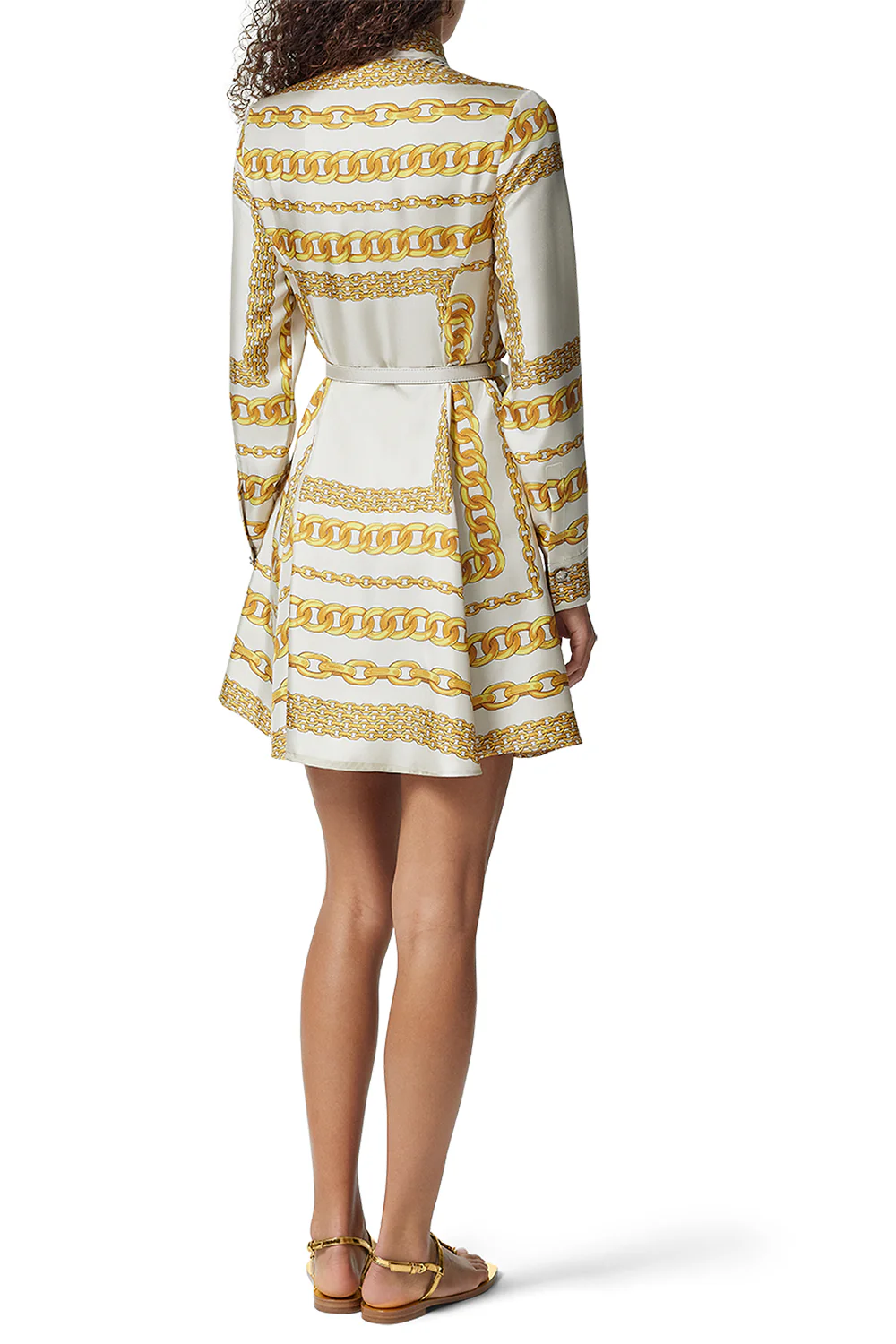 Treasure Shirt Dress - Bone Gold - Image 3