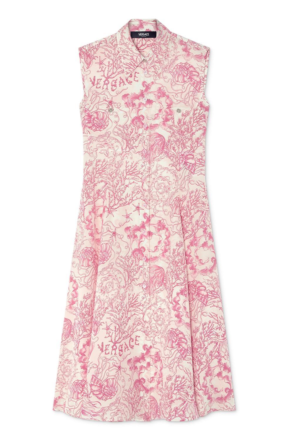 Underwater Barocco Bicolour Dress
