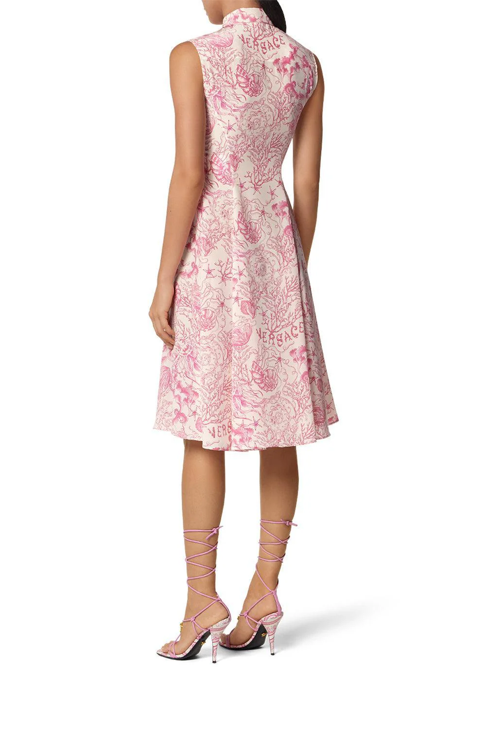 Underwater Barocco Bicolour Dress - Image 3