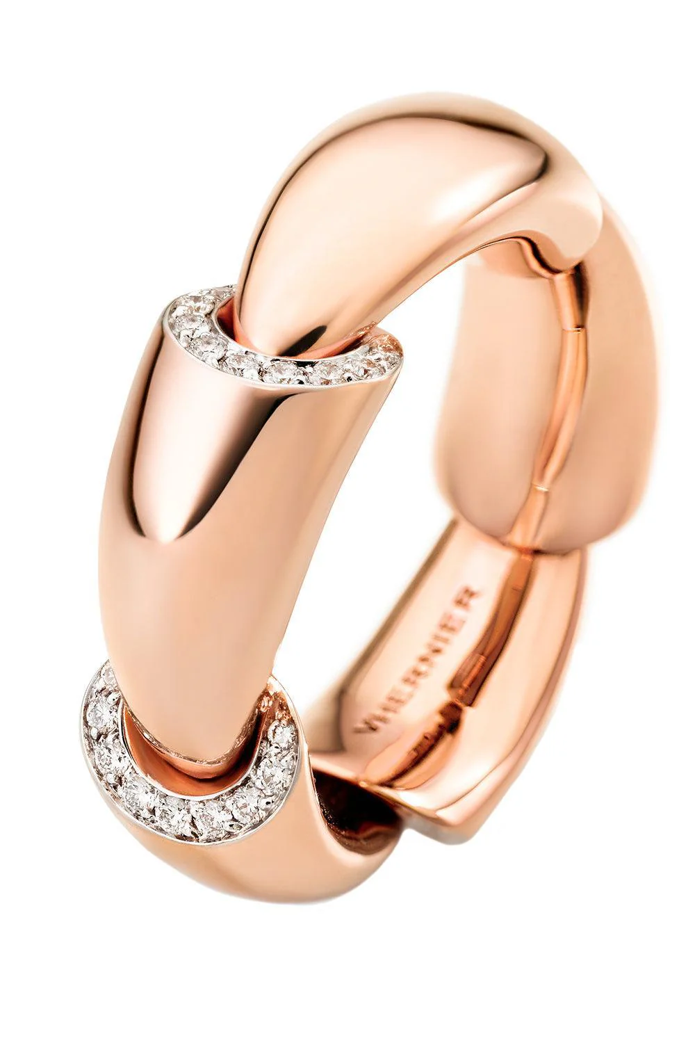 Diamond Midi Calla Ring