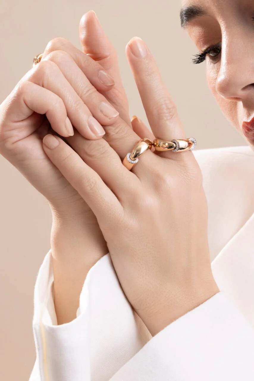 Diamond Midi Calla Ring - Image 3