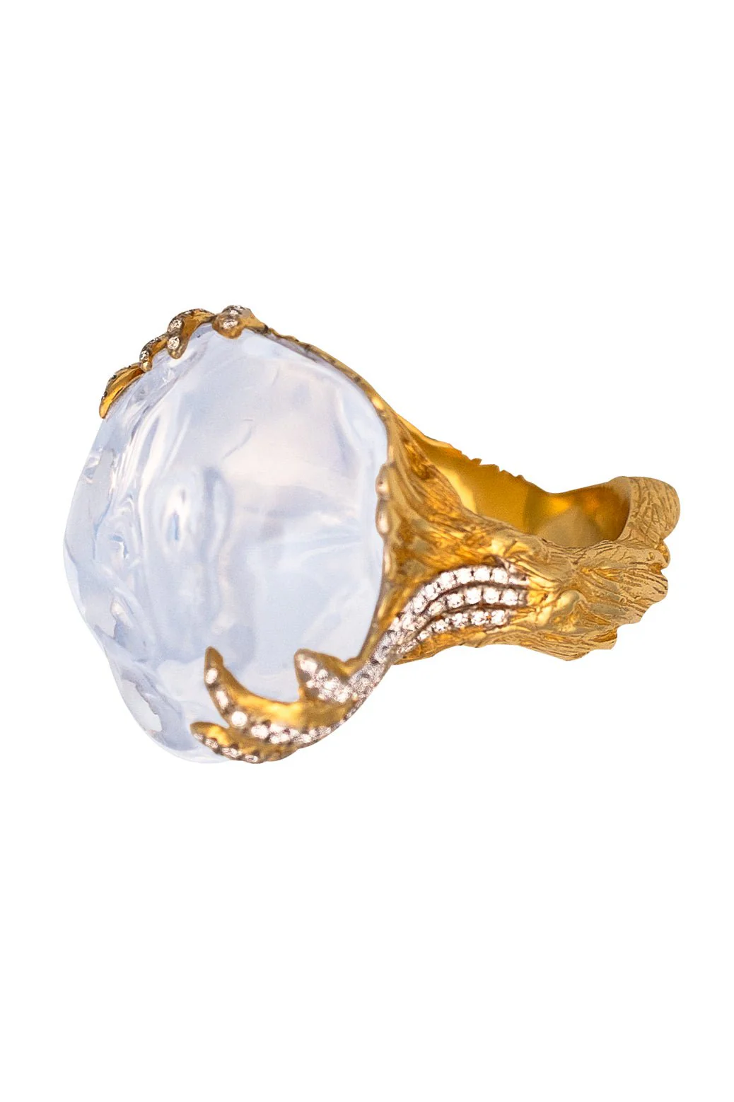Clear Fire Opal Ring - Image 4