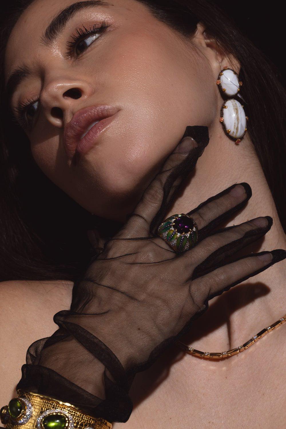 Diamond Amethyst Ring - Image 5