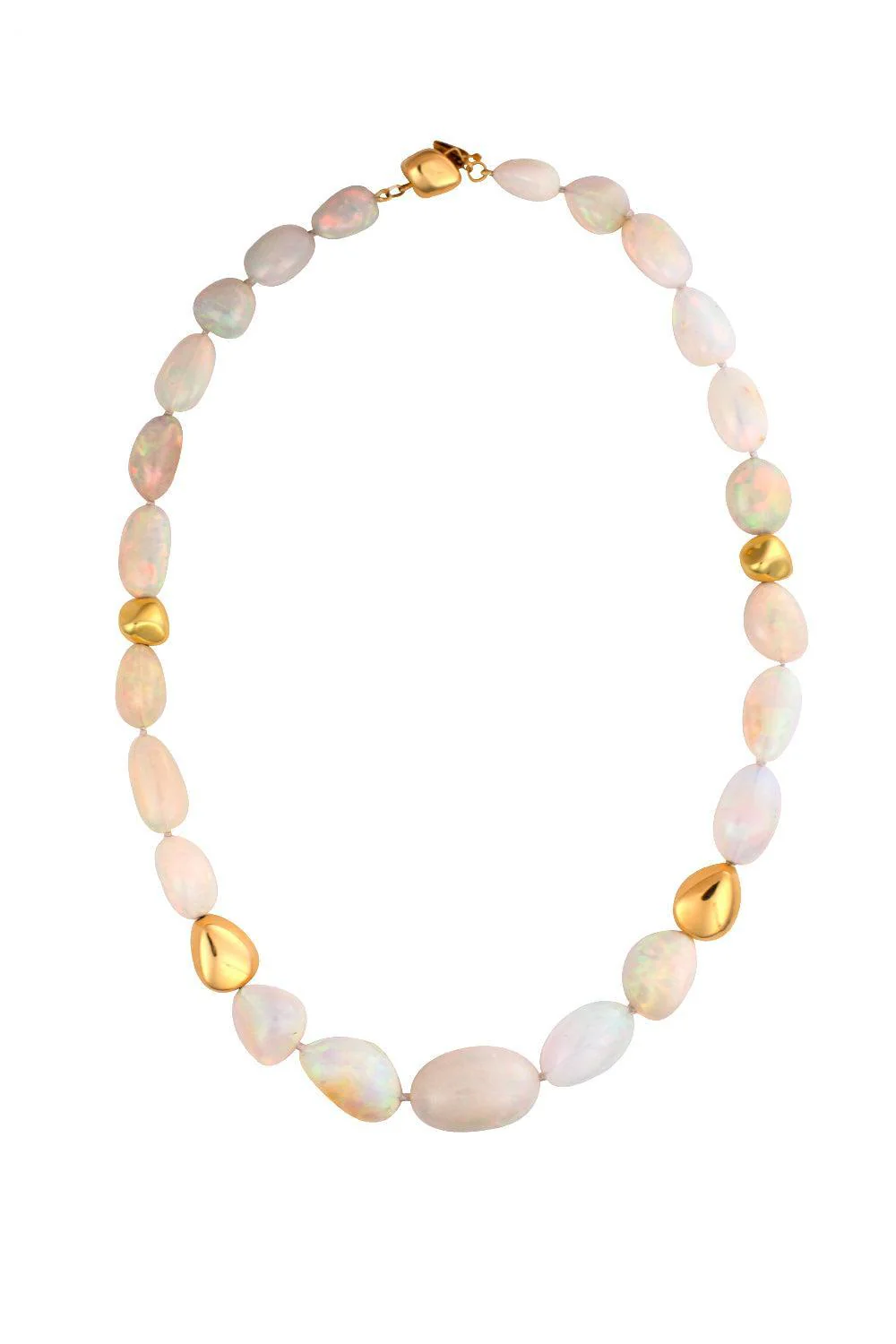Ethiopian Opal Smooth Necklace