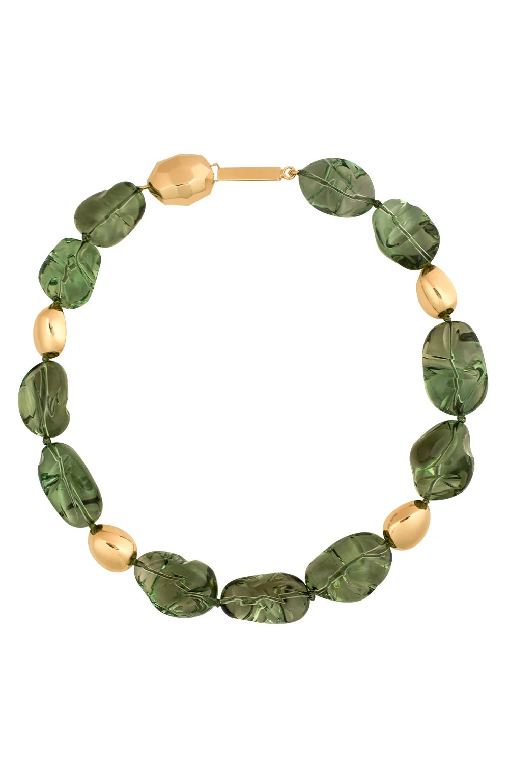 Green Amethyst Necklace