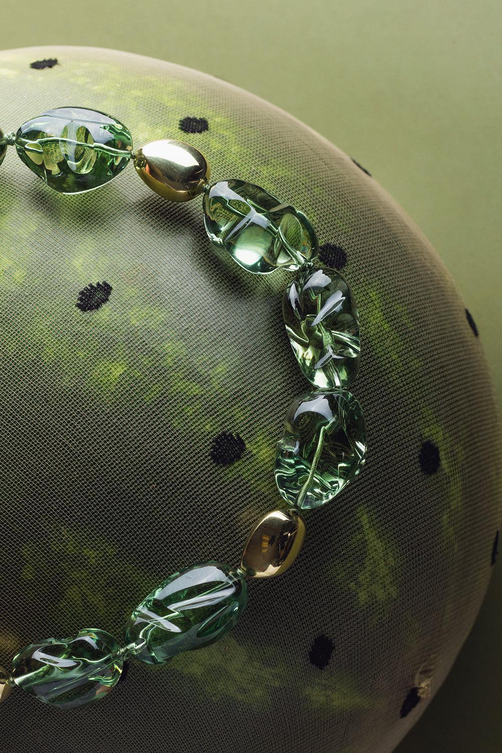 Green Amethyst Necklace - Image 2