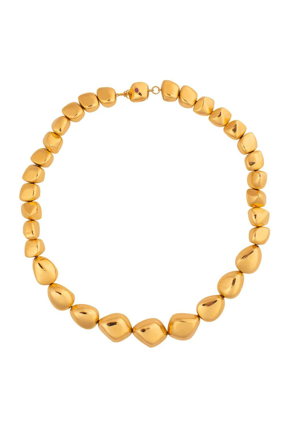 Nugget Ruby Necklace