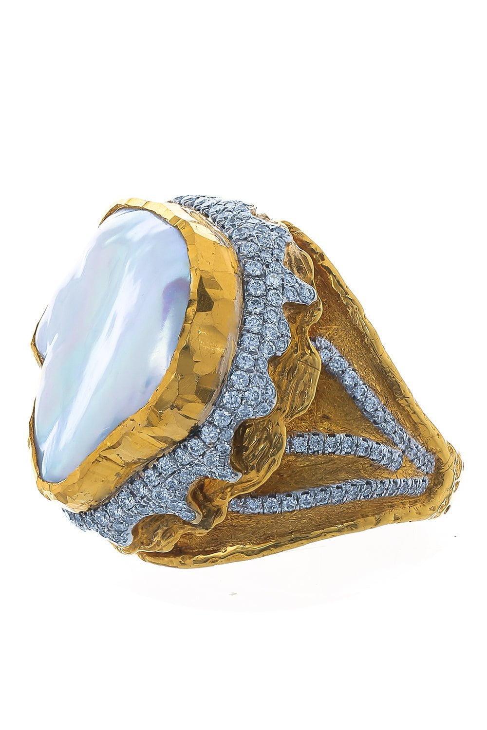 Pearl Diamond Ring - Image 7