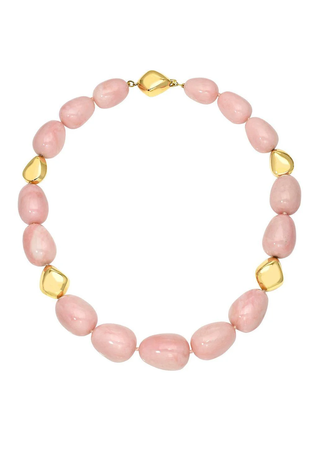 Pink Opal Spacer Necklace