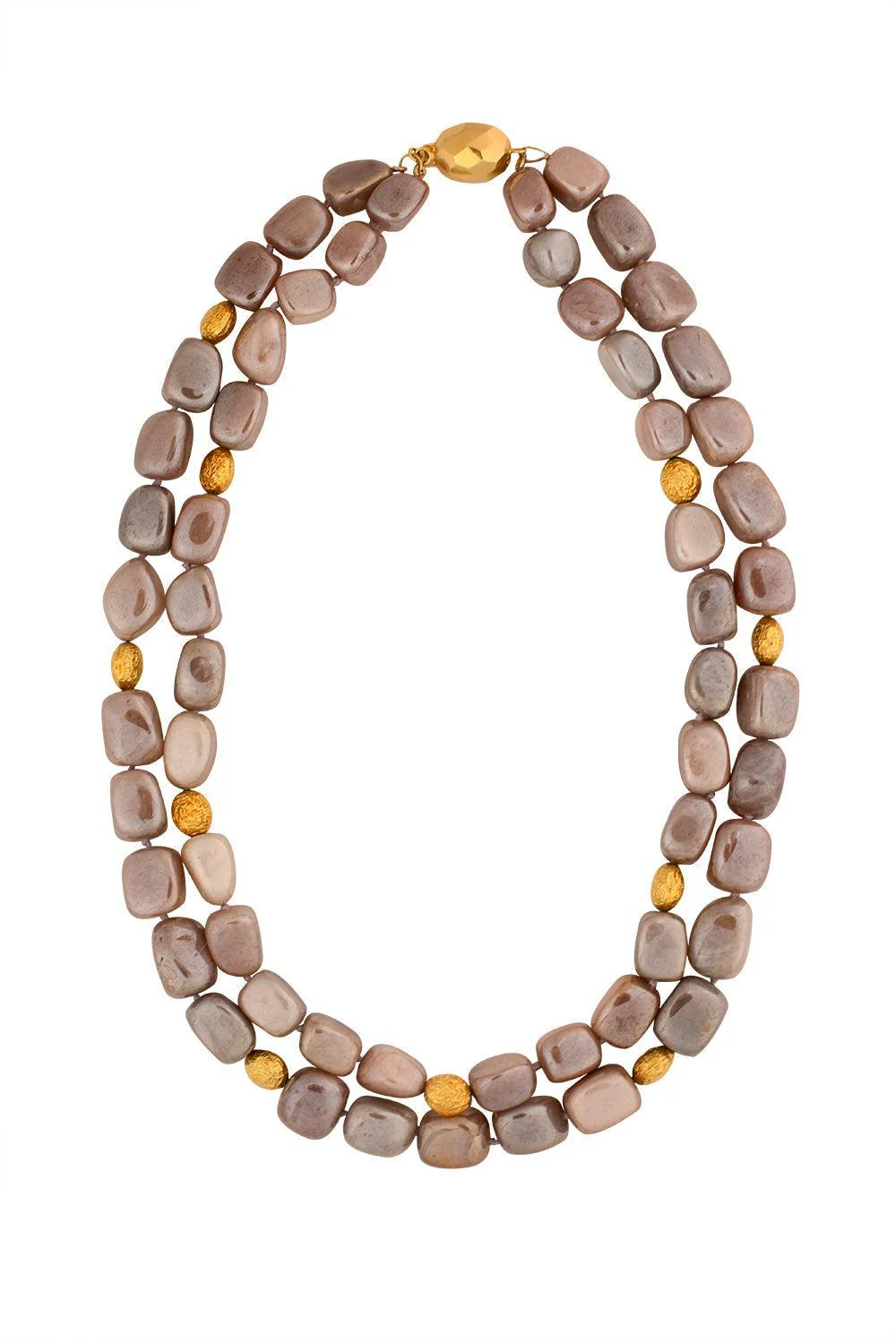 Two Strand Moonstone Necklace