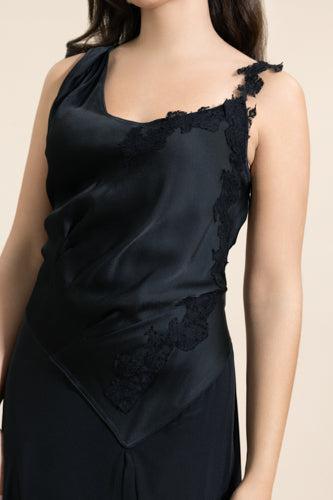 Asymmetric Lace Detail Dress - Image 3