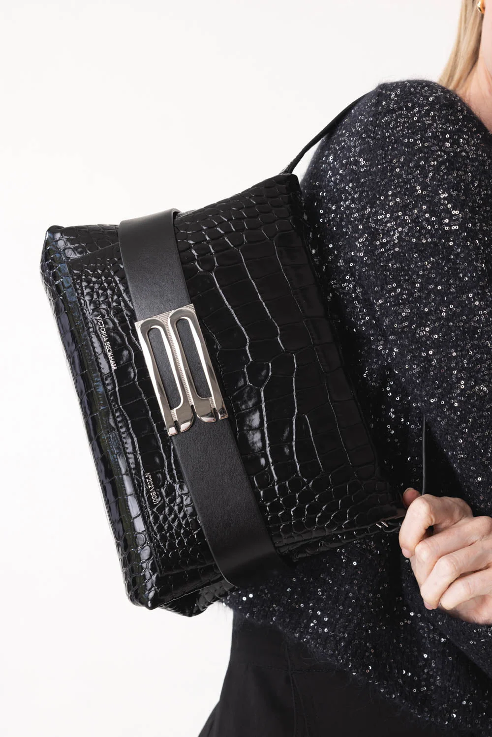 B Pouch Bag - Black - Image 4