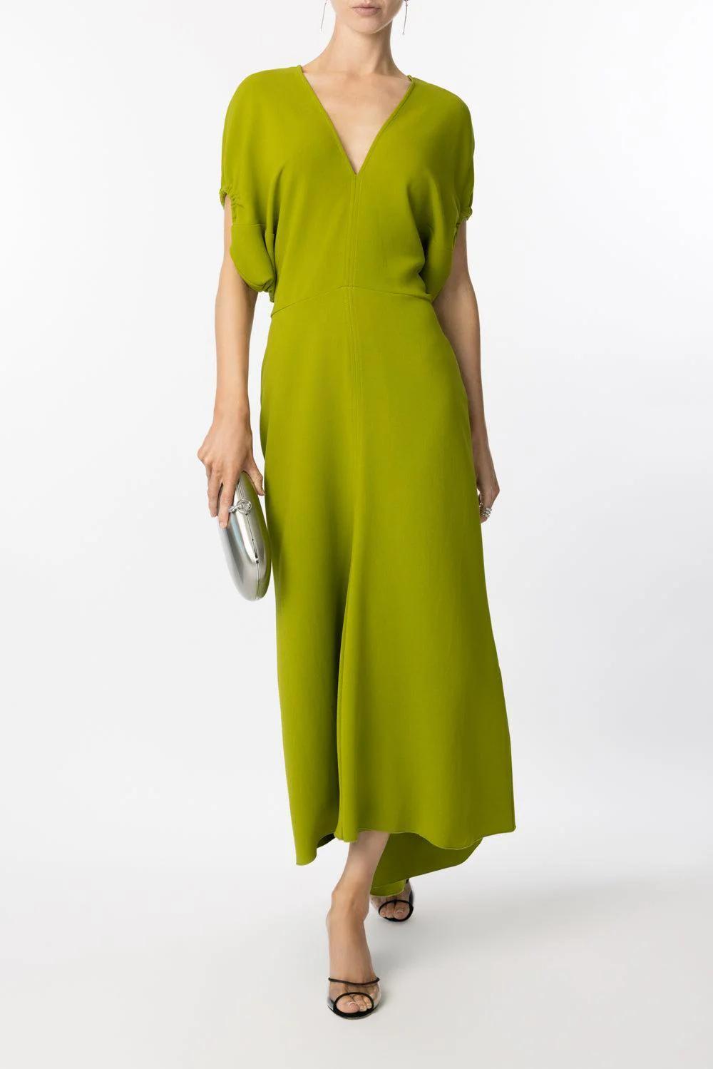Blouson Detail Midi Dress - Image 2
