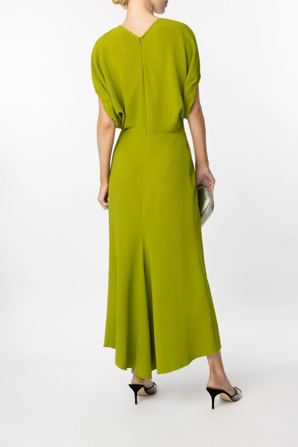 Blouson Detail Midi Dress - Image 4