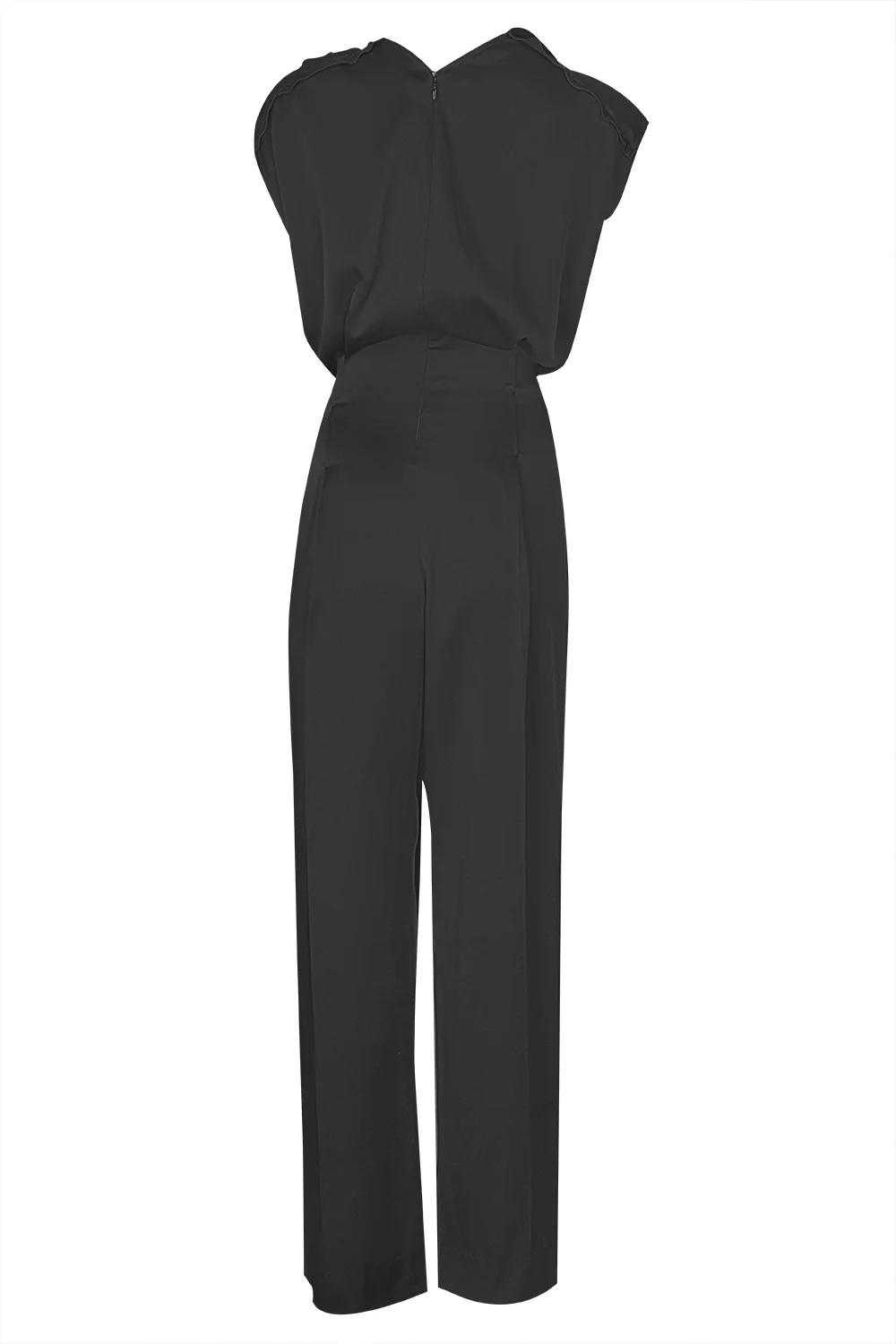Draped Pleated Jumpsuit - Image 5