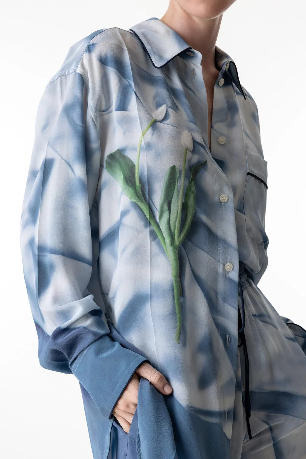 FLOWER PYJAMA TROUSER - Image 5