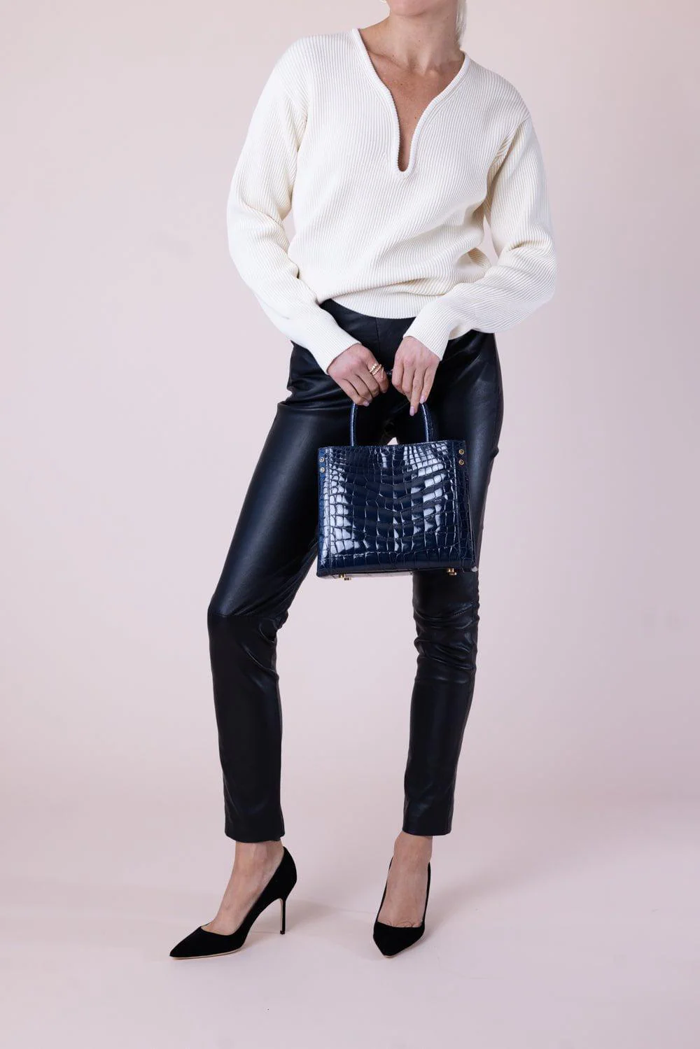 Frame Detail Shrunken Jumper - Image 2