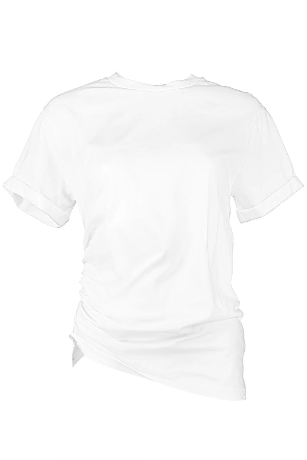 Gathered T-Shirt - White