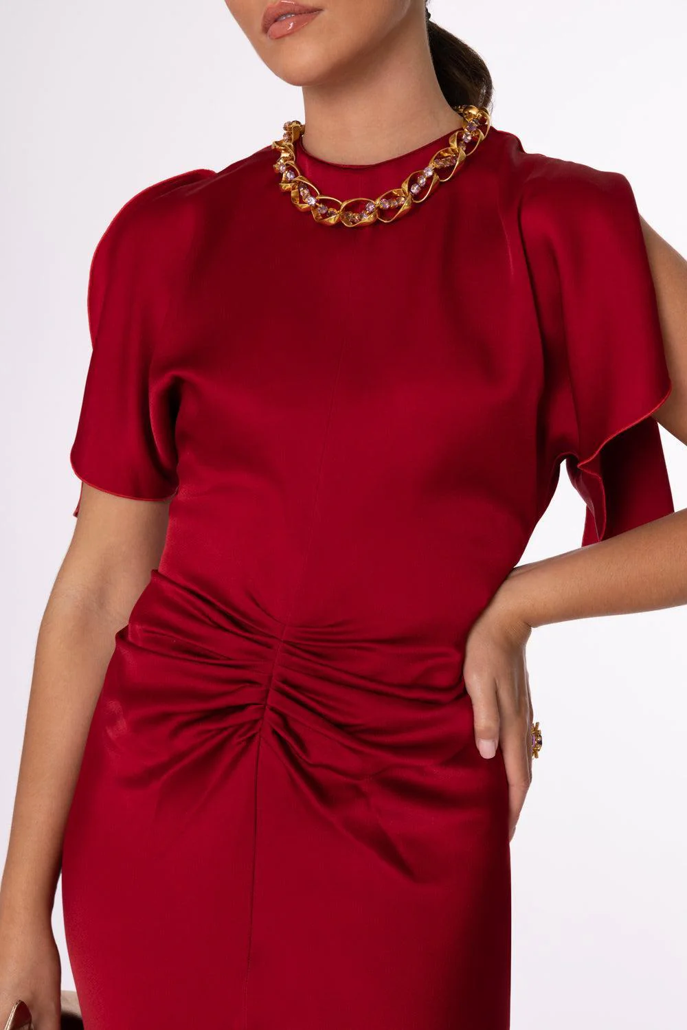 Gathered Waist Gown - Image 4