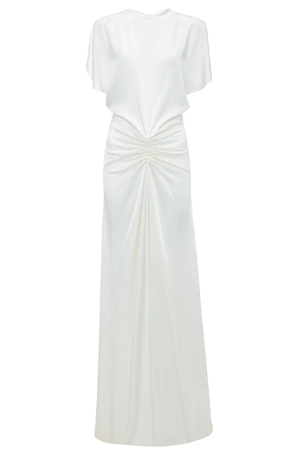 Gathered Waist Long Dress