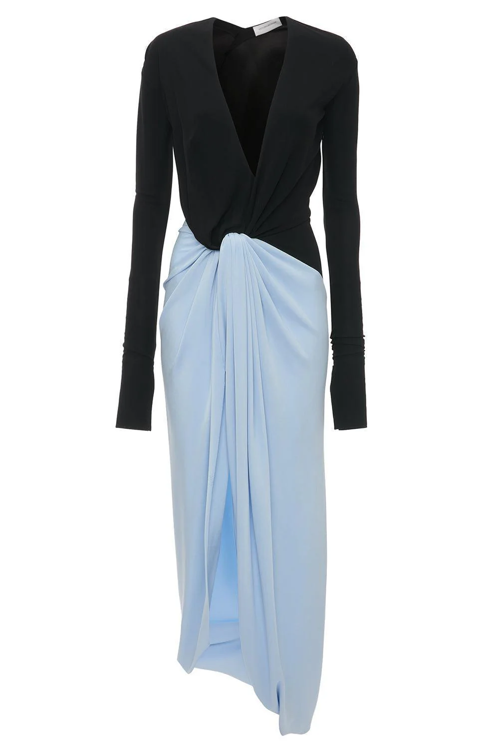 Long Sleeve Knot Gown