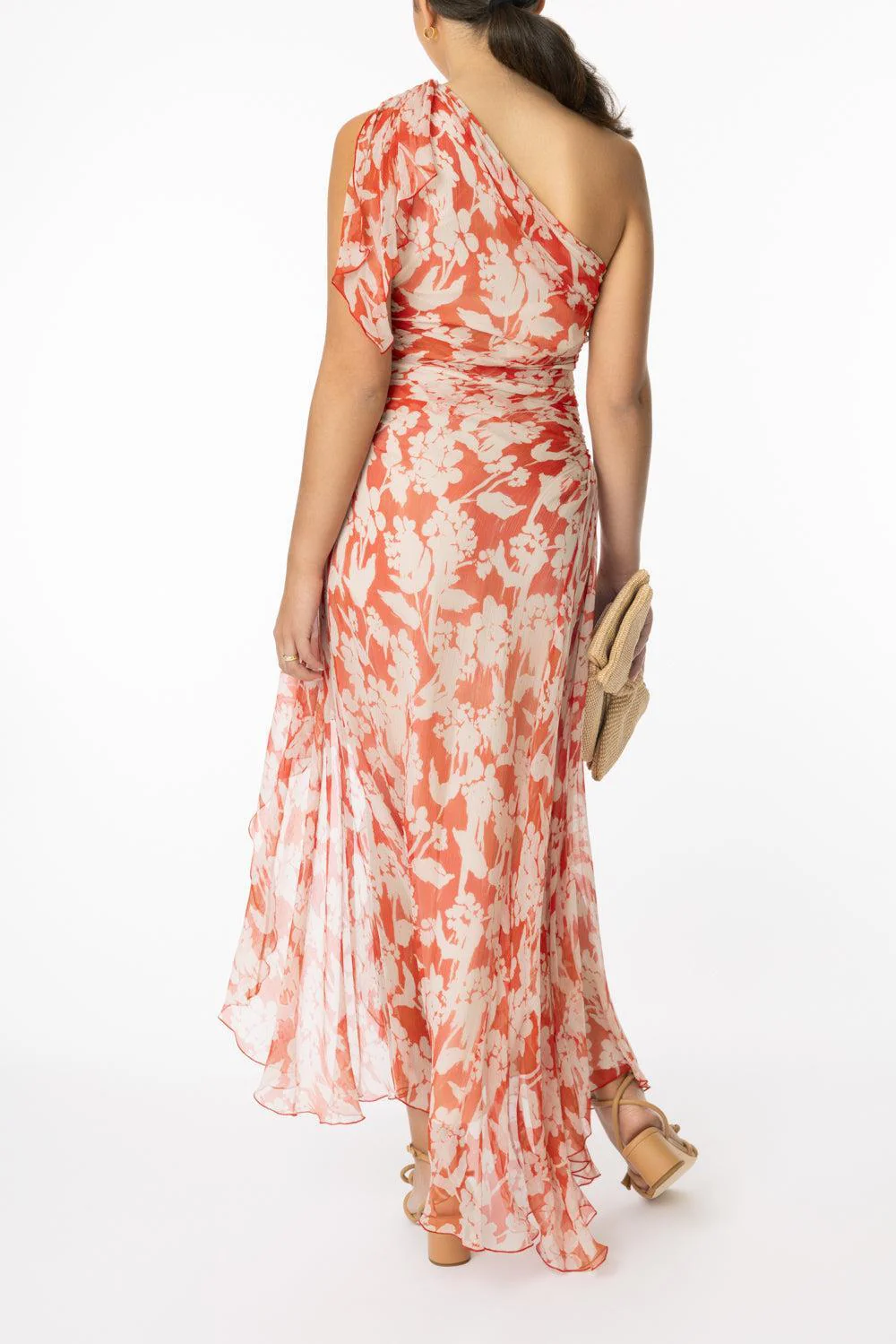One Shoulder Draped Dress - Image 4