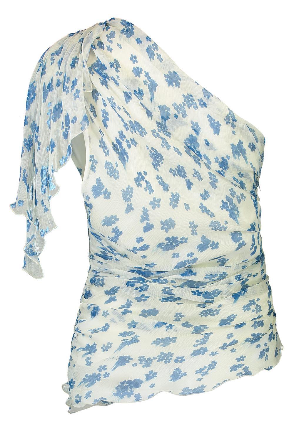 One Shoulder Draped Top - Image 5