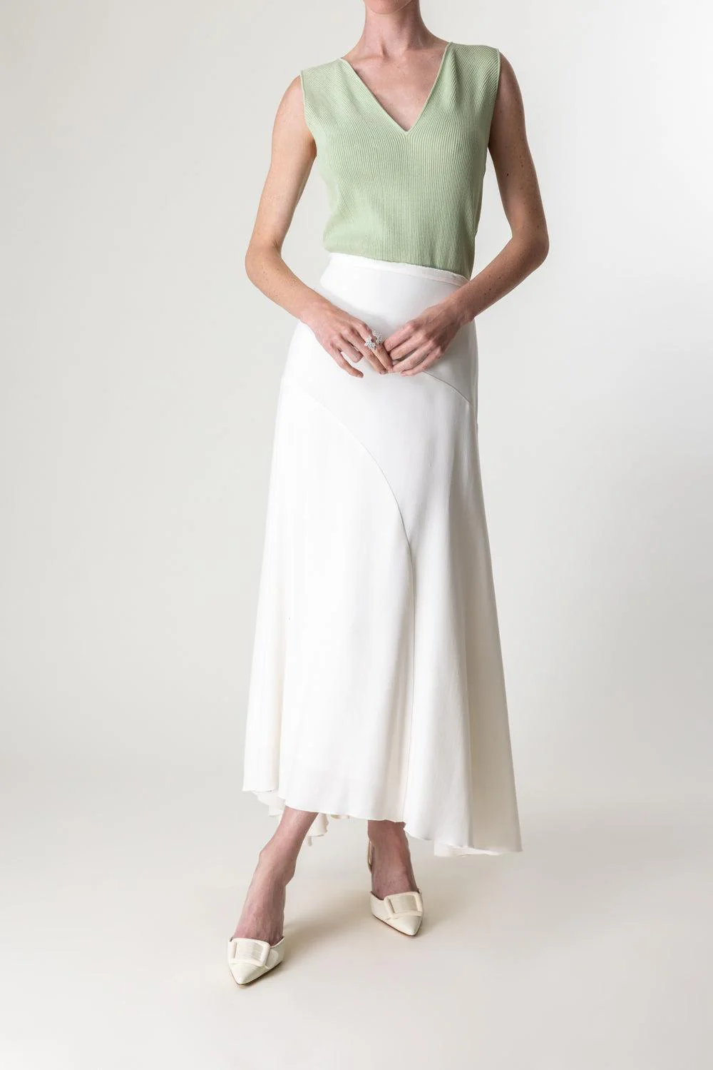 Ribbed V-Neck Tank - Image 2