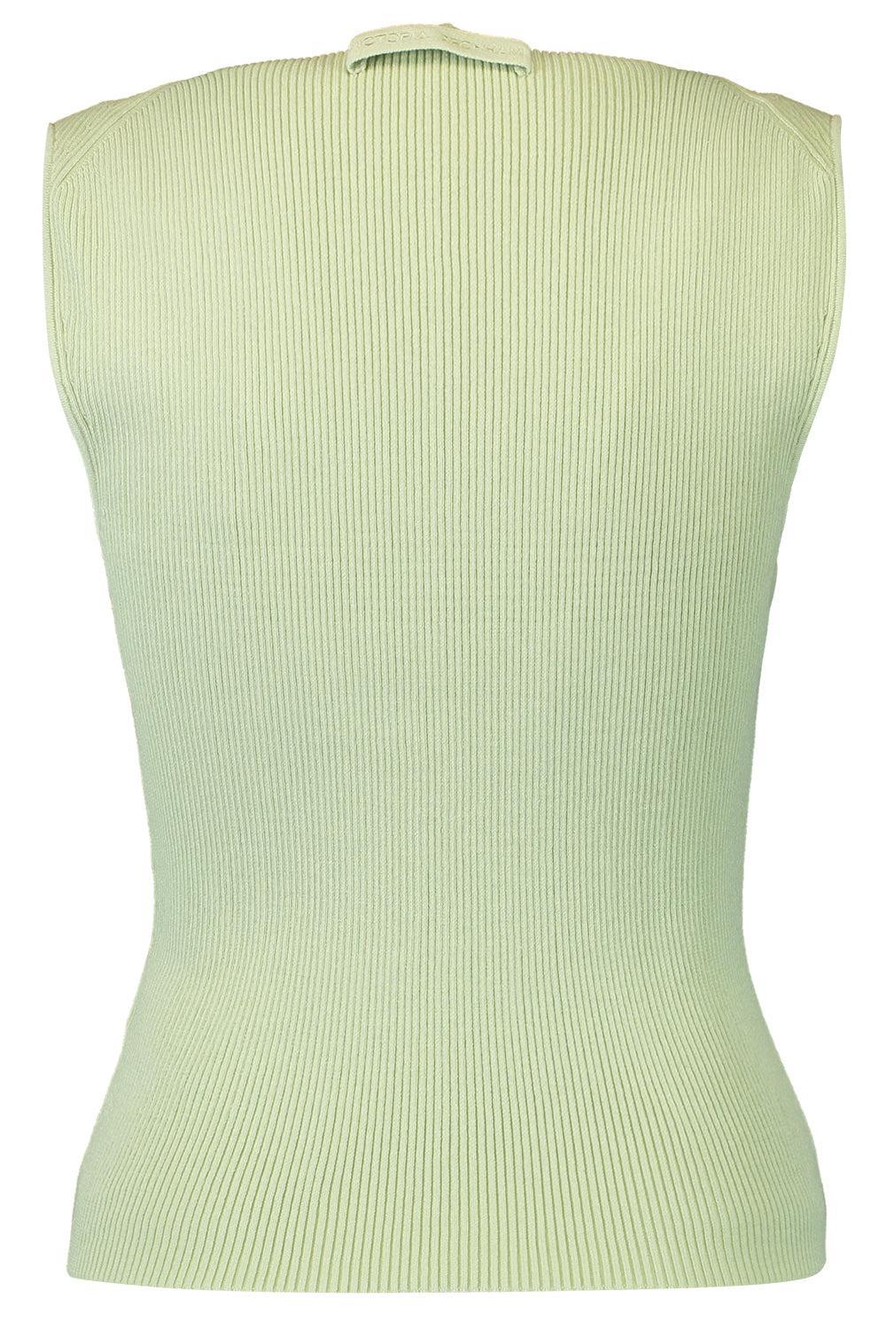 Ribbed V-Neck Tank - Image 5