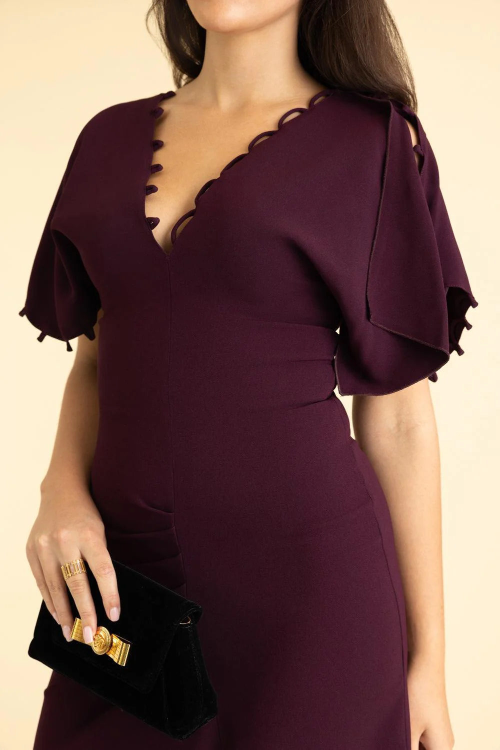 Rouleaux Detail Dress - Image 3