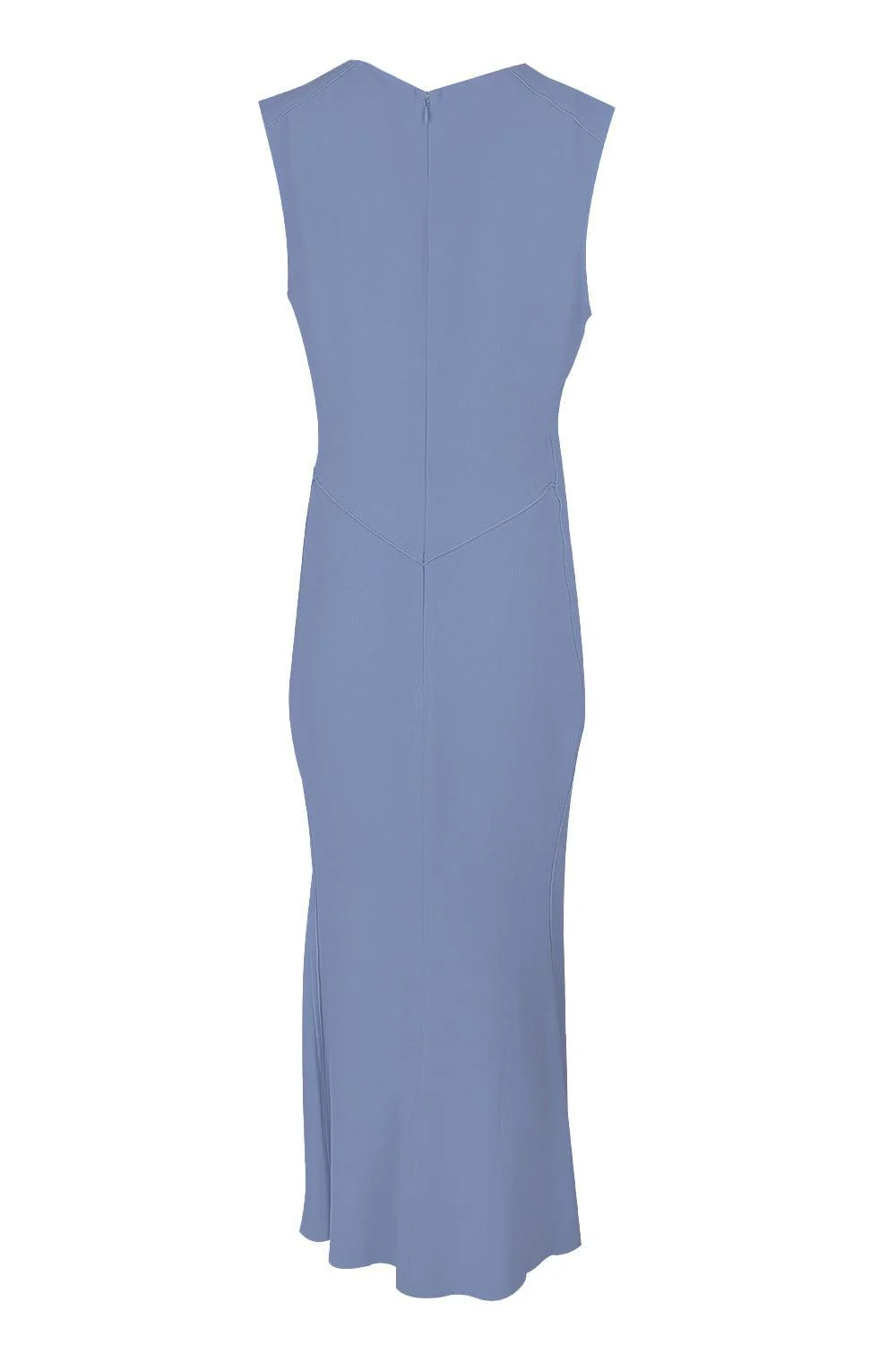 Sleeveless Gathered V-Neck Dress - Image 4