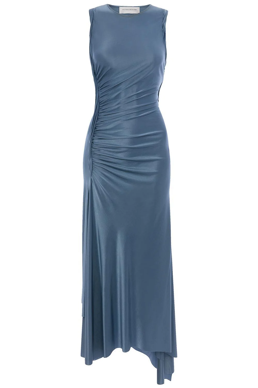 Sleeveless Twist Detail Dress - Stone