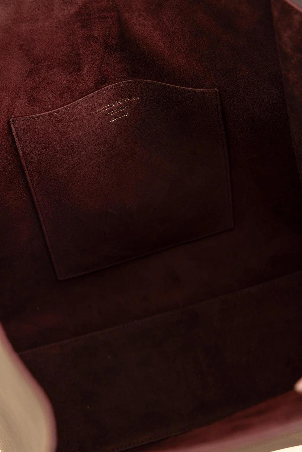 Small Victoria Tote - Burgundy - Image 3